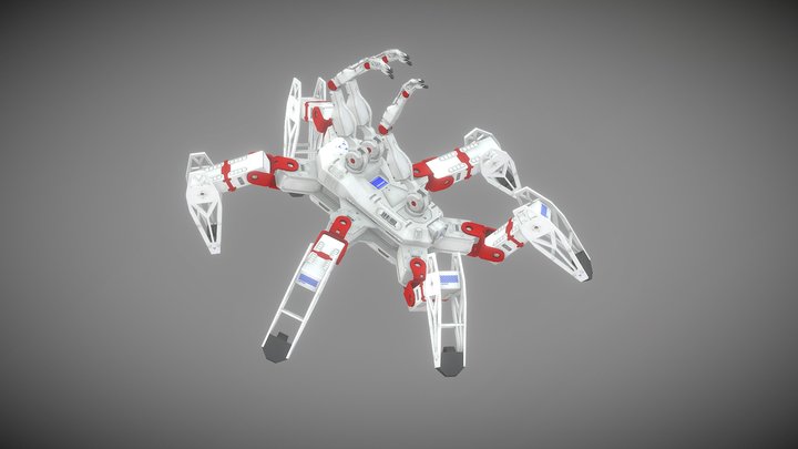 Character: Lab Drone 3D Model