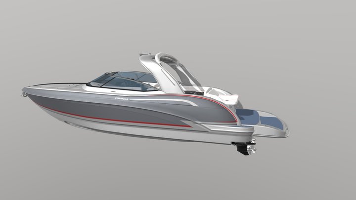 Formula 350 FX SKETCFAB 3D Model