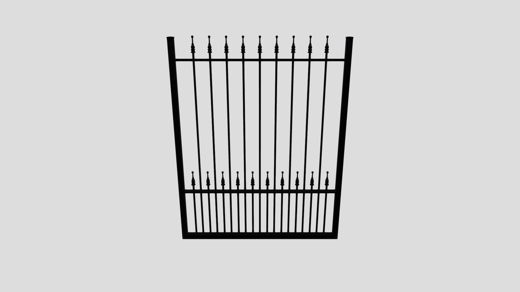 Cast Iron Fence 03