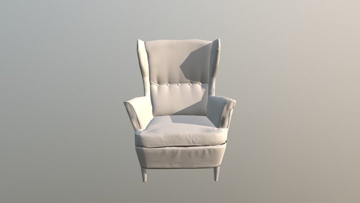 Chair_Quads Scan Data 3D Model