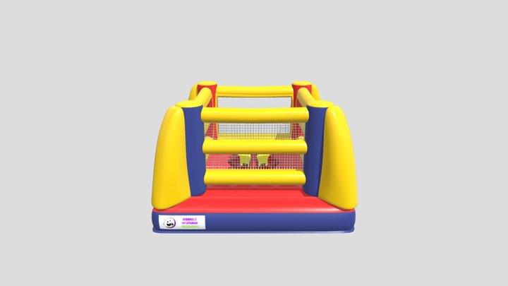 Inflatable Boxing Ring 3D Model