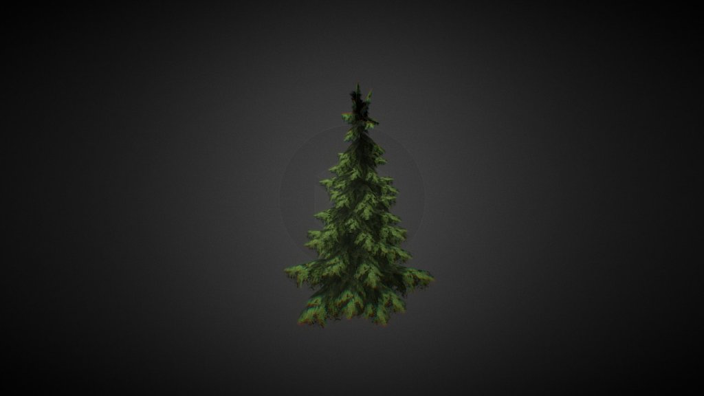 Low Poly Pine Tree - 3D model by Joey Runyon (@Jrunyon) [4b361fb ...