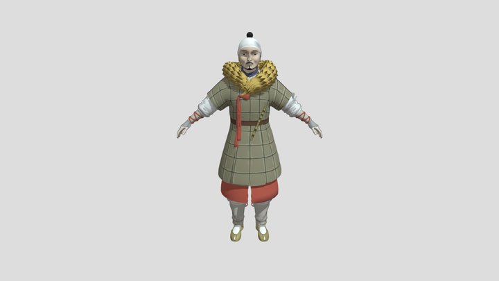Stylized Toon Character 3D Model