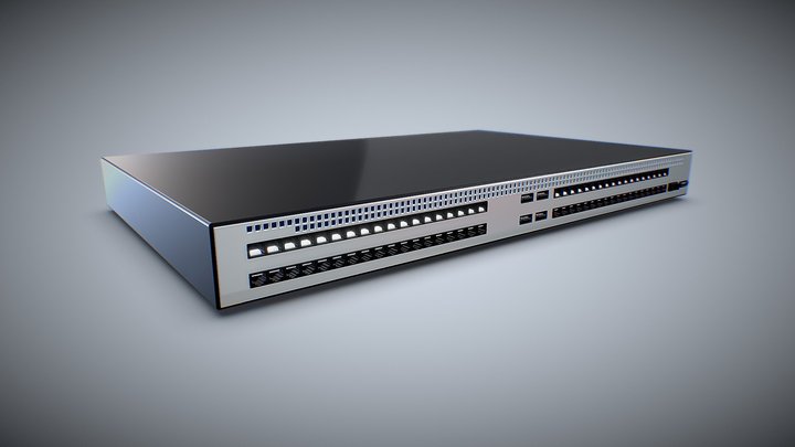 Dell EMC Switch N1148P ( Server Rig Component ) 3D Model