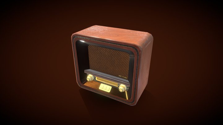 [Student Work] Radio AUNA - Belle Époque 1901 3D Model