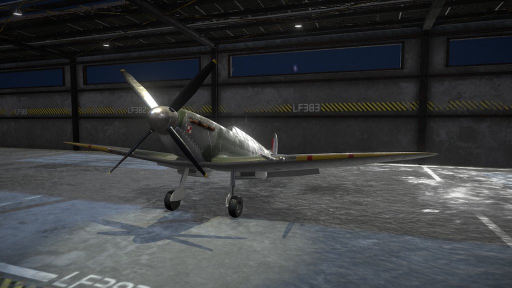Sketchfab Texturing Challenge: Spitfire