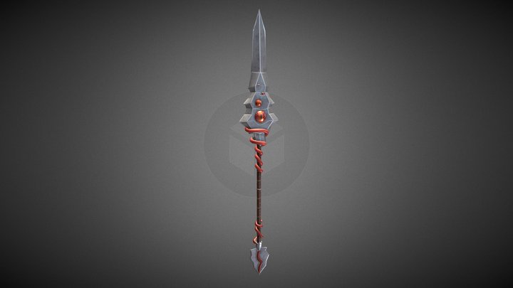 World Of Warcraft - Corrupted Gladiator's Pike 3D Model