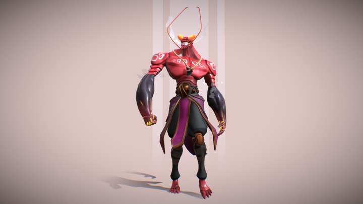 Krillman 3D Model