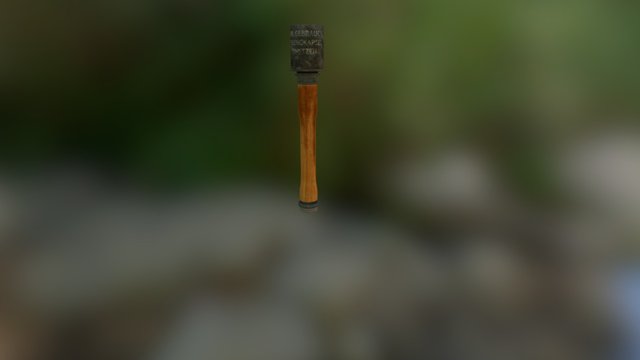Stick Grenade 3D Model
