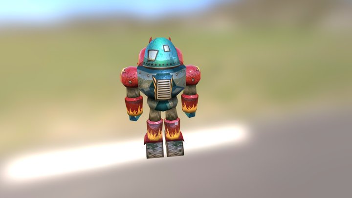 RoboPinga3.blend 3D Model