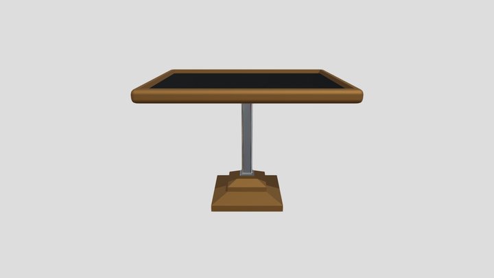 A stylish glass table