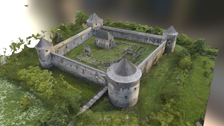 Fortres Bzovik 3D Model