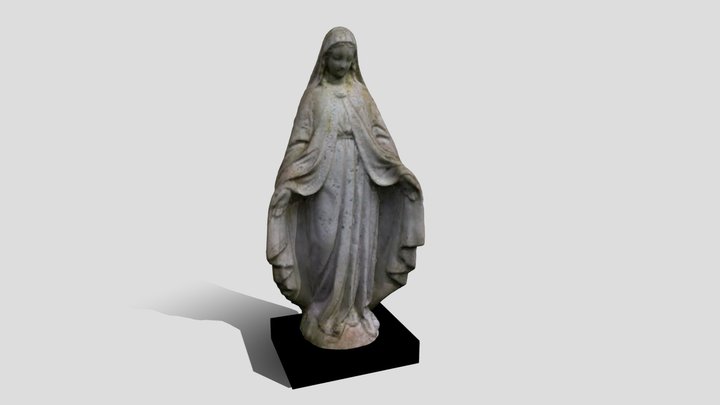 Our Lady Statue 3D Model