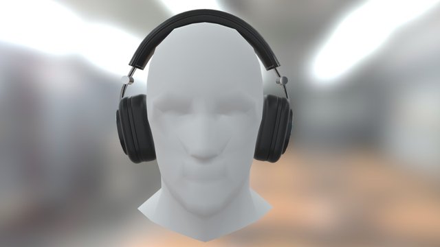 Bowers&Wilkins P7 Wireless Headphones head mask 3D Model