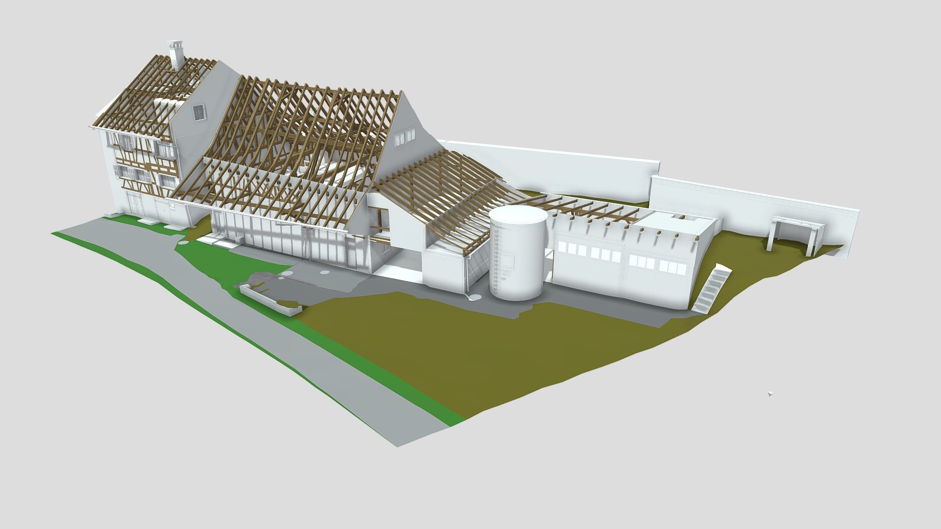 Marthalen ZH, Umbau Bauernhaus — Sketchfab embed 3D viewer