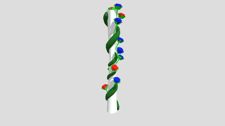 Sutun Flowers 3D Model