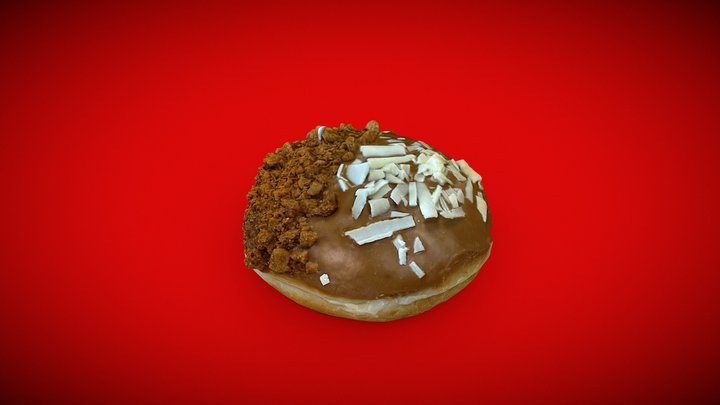 🍩 Lotus Biscoff Delight Krispy Kreme 3D Model