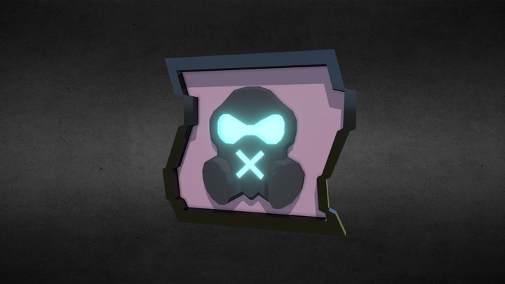 R6 Siege Mute Icon 3D Model