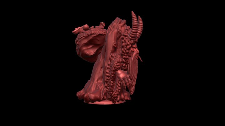 Krampus the Shadow of Saint Nicolas 3D Model