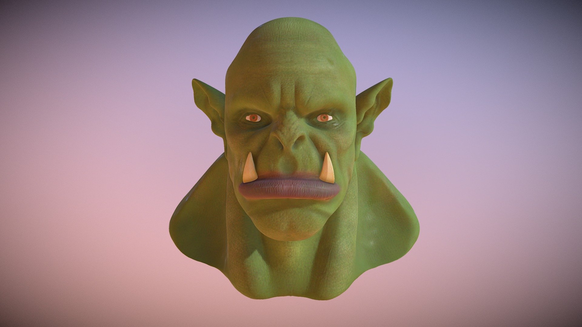 Orc bust