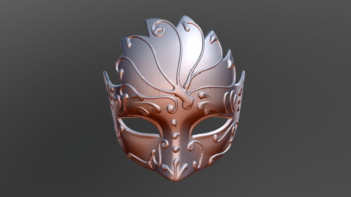 Venetian Mask 2 3D Model