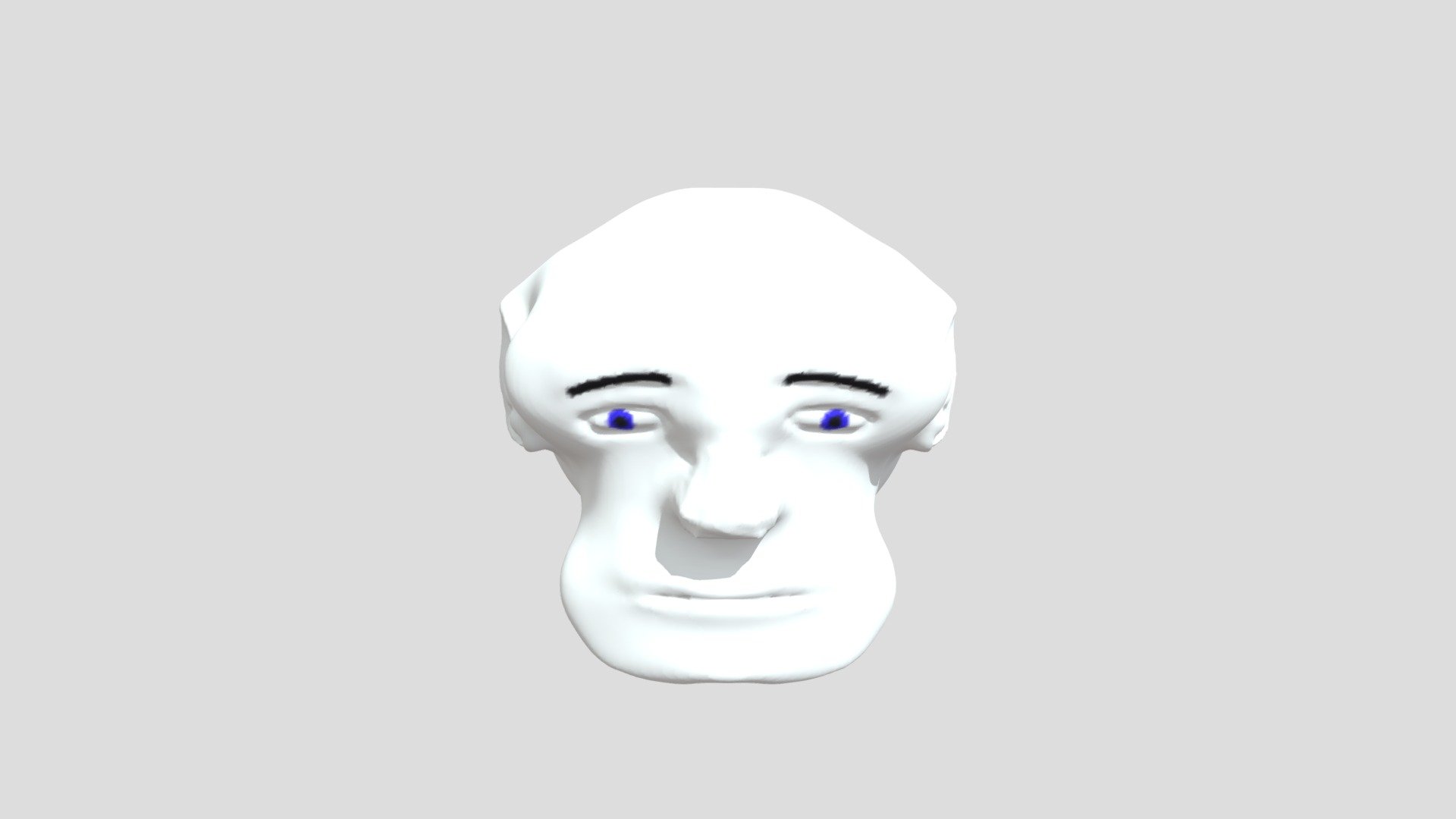 Realistic Human head
