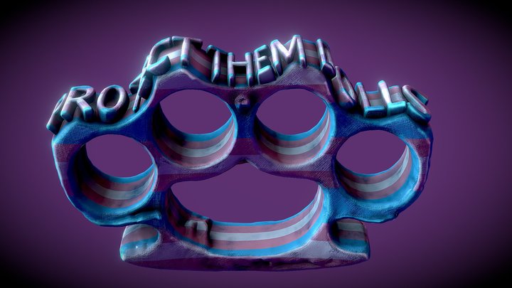 PROTECT THEM DOLLS Brass knuckles - downloadable – Modello 3D gratuito STL