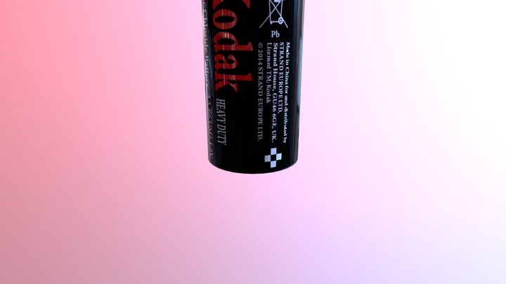 Kodak Battery 3D Model