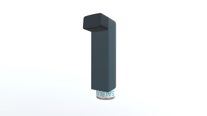 Salbuvek, frasco. 3D Model
