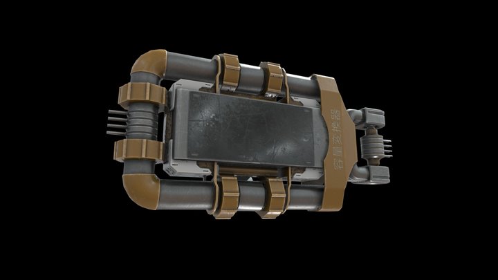 Plasma Converter Module 3D Model