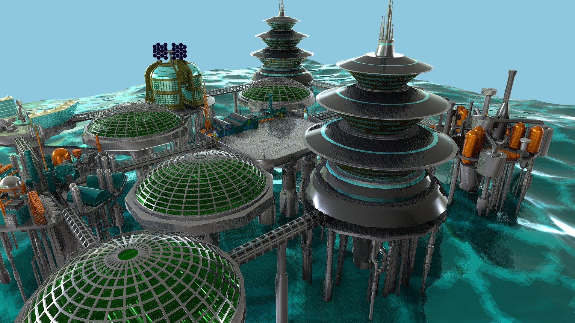 POSEIDON COLONY: CHEMICAL REFINERY