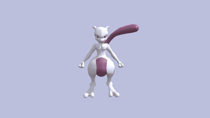 Mewtwo 3D Model