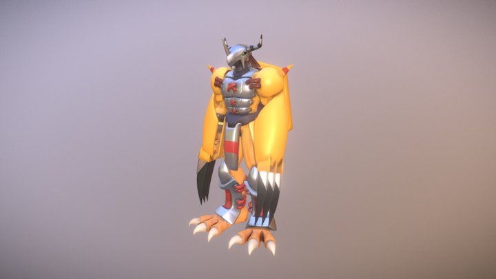 War-Greymon 3D Model