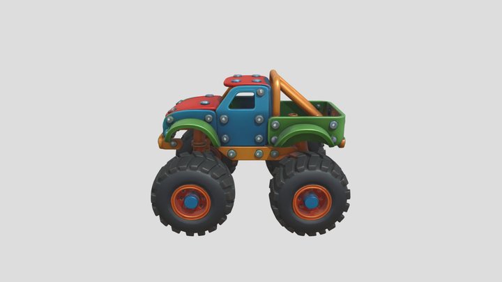Monster Truck Rock Study
