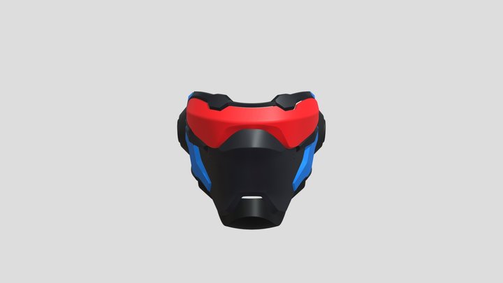 Soldier76 Mask By KC 3D Model