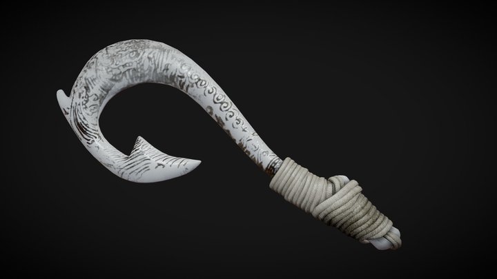 Maui's hook 3D Model