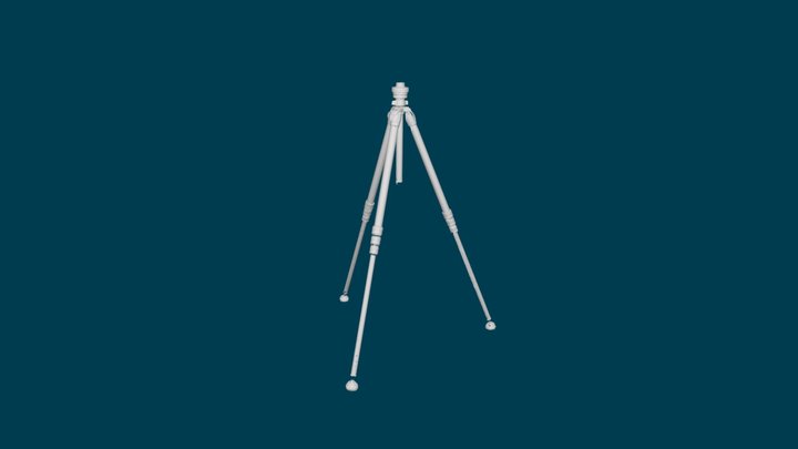 Carbon Fibre Tripod for Faro Focus Core 3D Model