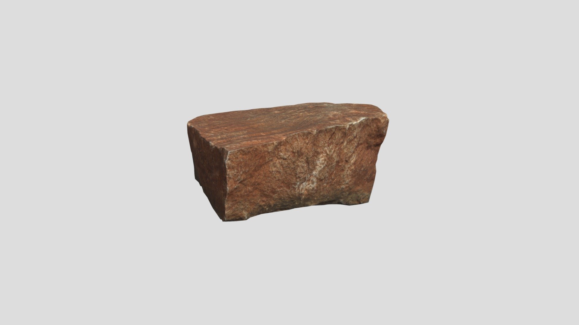 Rock Small 02 Low Poly