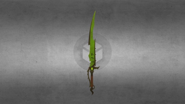 Cursed Sword Poison Skin 3D Model
