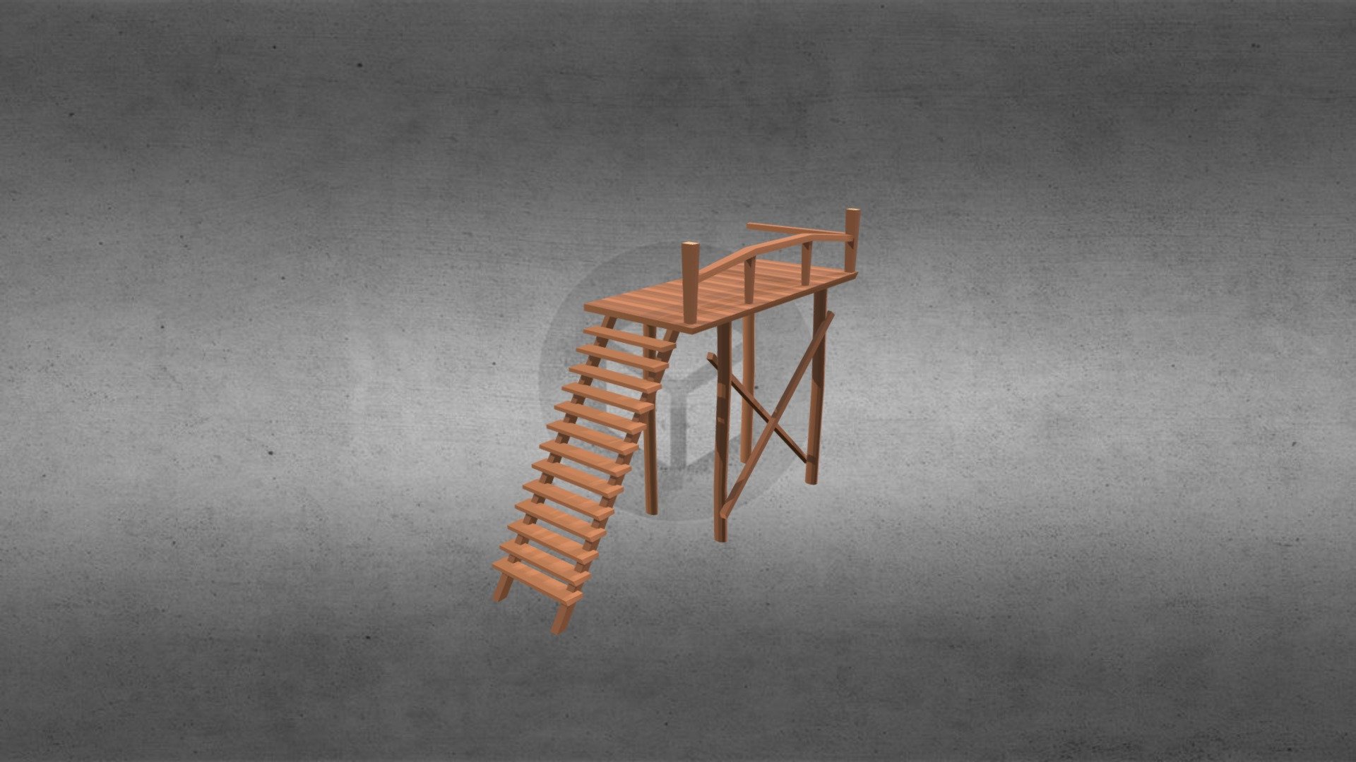 House-stair-large — Sketchfab embed 3D viewer