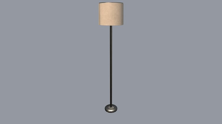 Simple Standing Lamp 3D Model