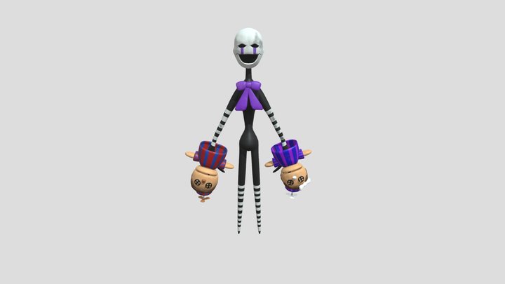 Final nights 4 Puppet.blend 3D Model