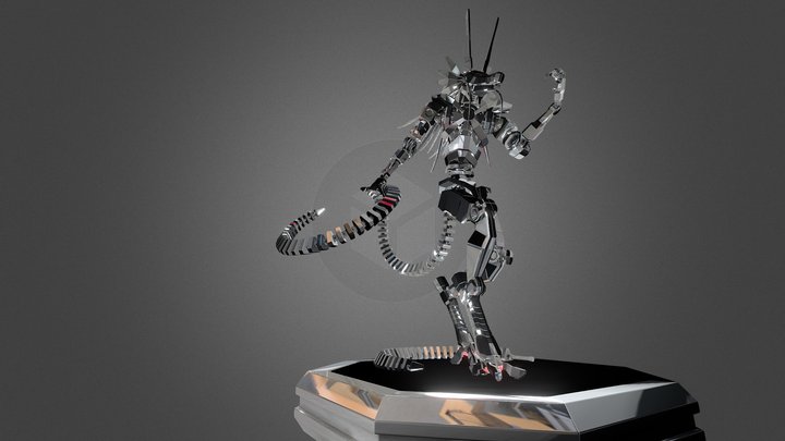 Anubis cyborg 3D Model