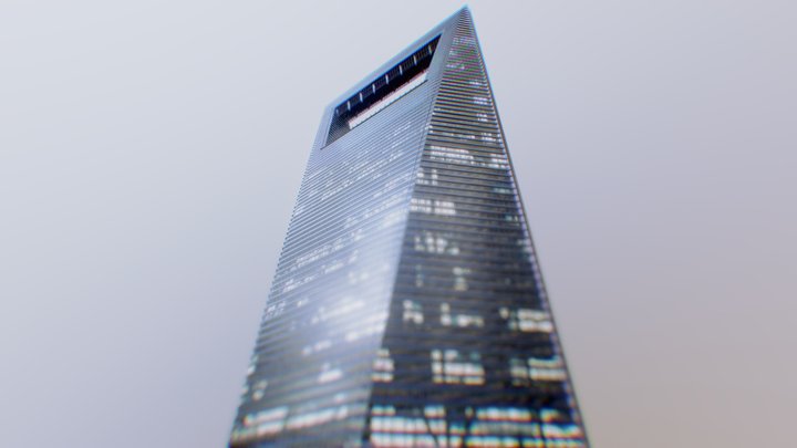 Shanghai World Financial Centre 3D Model