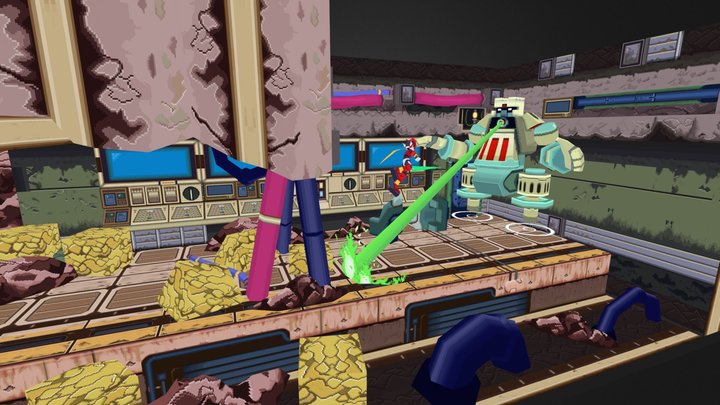 Mega Man Zero Ruined Laboratory 3D Model