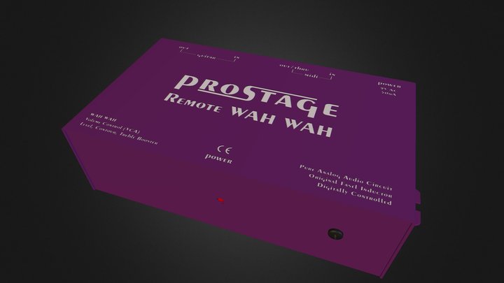 Prostage Remote WahWah 3D Model