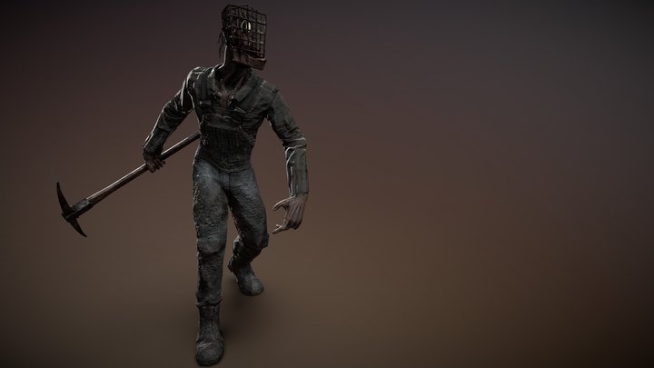 Cage-Face 3D Model
