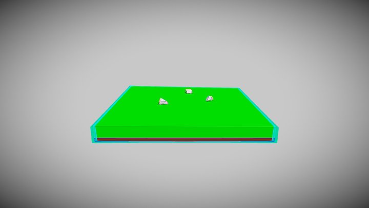 Glithed stones 3D Model