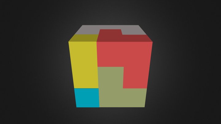 Puzzle Cube Geoff 3D Model