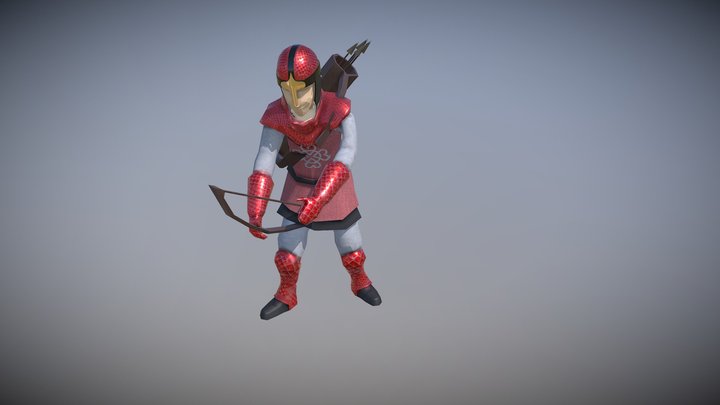 Archer Die 3D Model